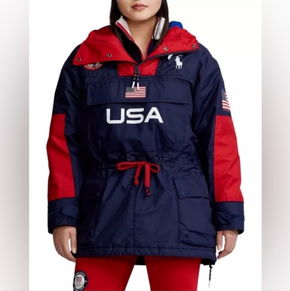 Polo Ralph Lauren Team USA Olympic Opening Ceremony Anorak Size‎ S NWT Pullover - Picture 3 of 13